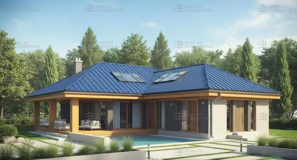 Проект Двухэтажный дом 18 на 12, 200 м2