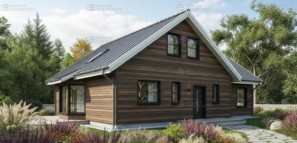 Проект Двухэтажный дом 20 на 12, 232 м2