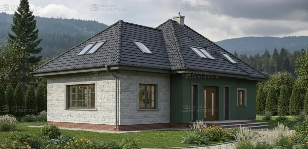 Проект Двухэтажный дом 16 на 11, 160 м2