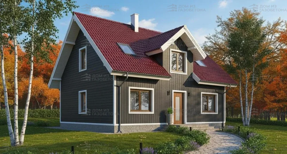 Проект Двухэтажный дом 9 на 10, 139 м2