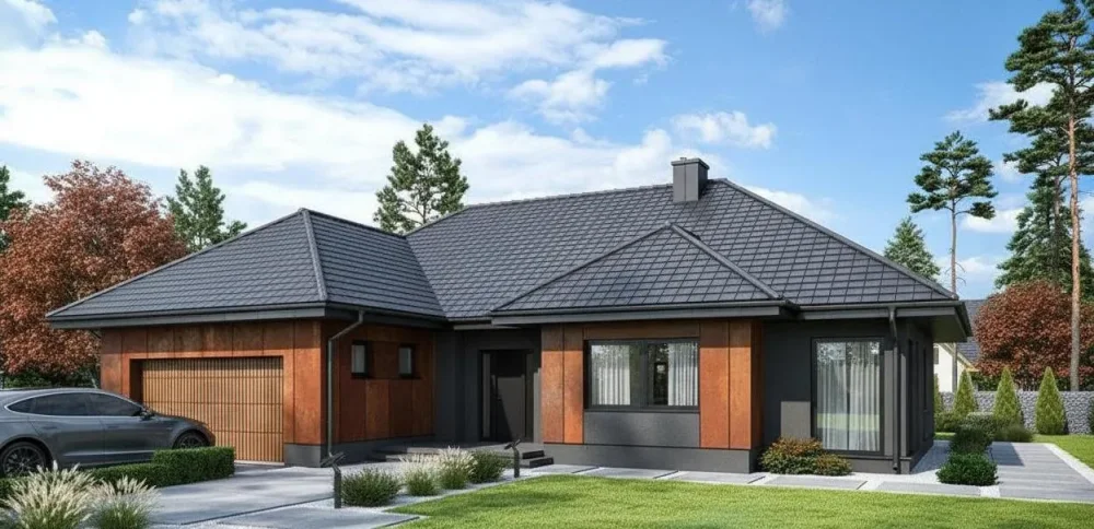 Проект Двухэтажный дом 19 на 23, 301 м2