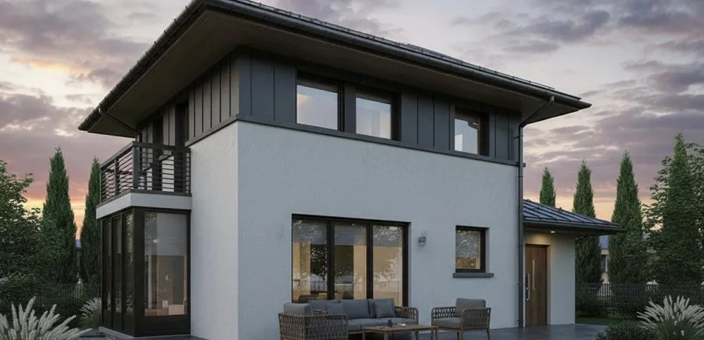 Проект Двухэтажный дом 13 на 11, 133 м2